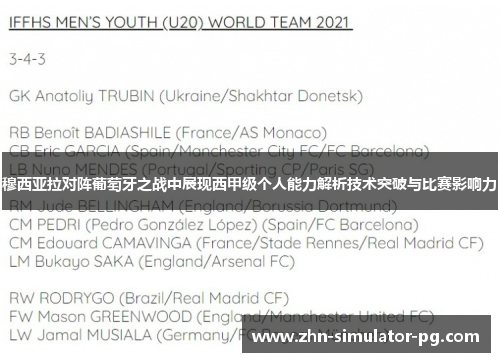 穆西亚拉对阵葡萄牙之战中展现西甲级个人能力解析技术突破与比赛影响力